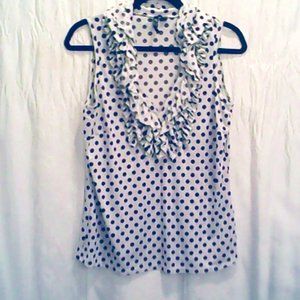 Milano Sleeveless Polka Dot Blouse